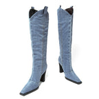 Oklahoma Denim High Boots Amsterdam Style