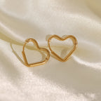 Heart Contour Earrings Winsleyco