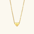 Heart Muse Initial Necklace Winsleyco