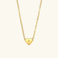 Heart Muse Initial Necklace Winsleyco