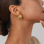 Amelia Floral Earrings Amsterdam Style