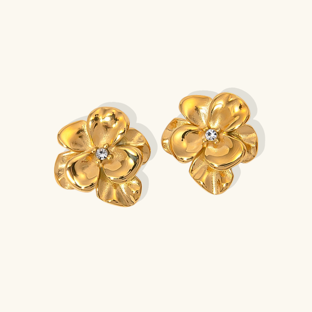 Amelia Floral Earrings Amsterdam Style