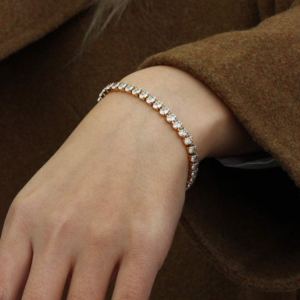 Audrey Tennis Bracelet Amsterdam Style
