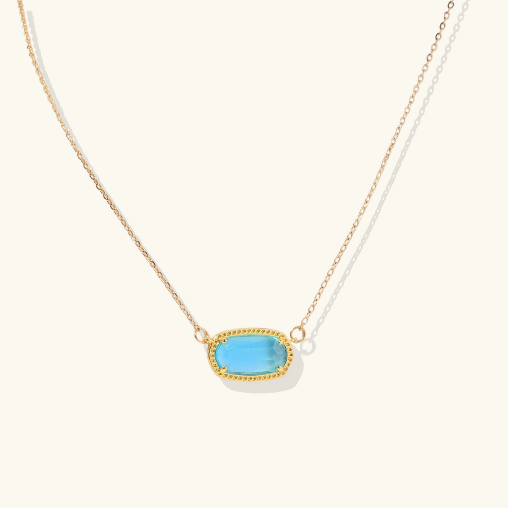 Aura Birthstone Necklace Winsleyco