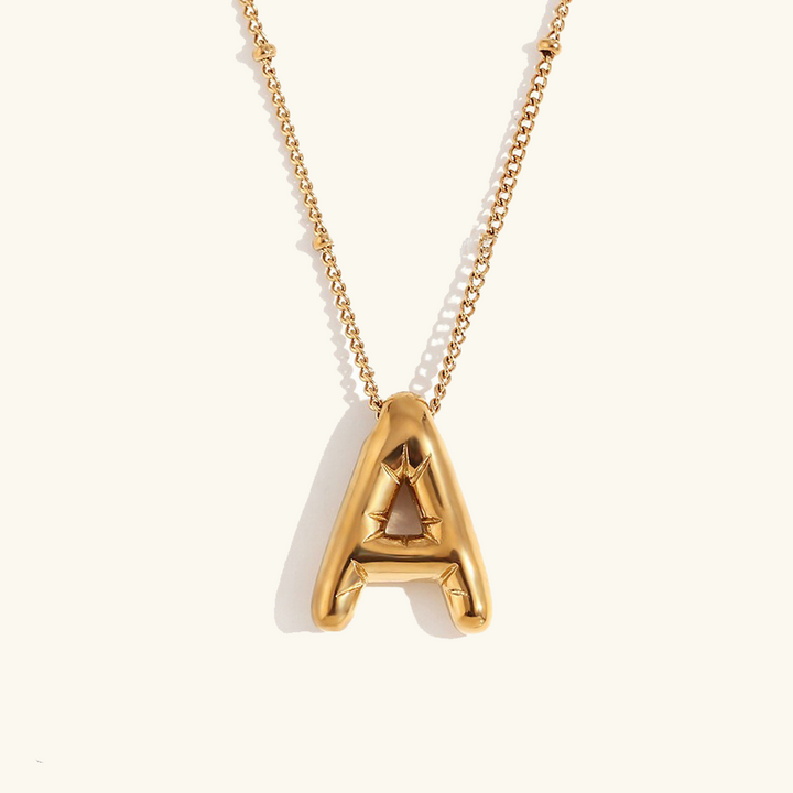 Balloon Letter Necklace Amsterdam Style