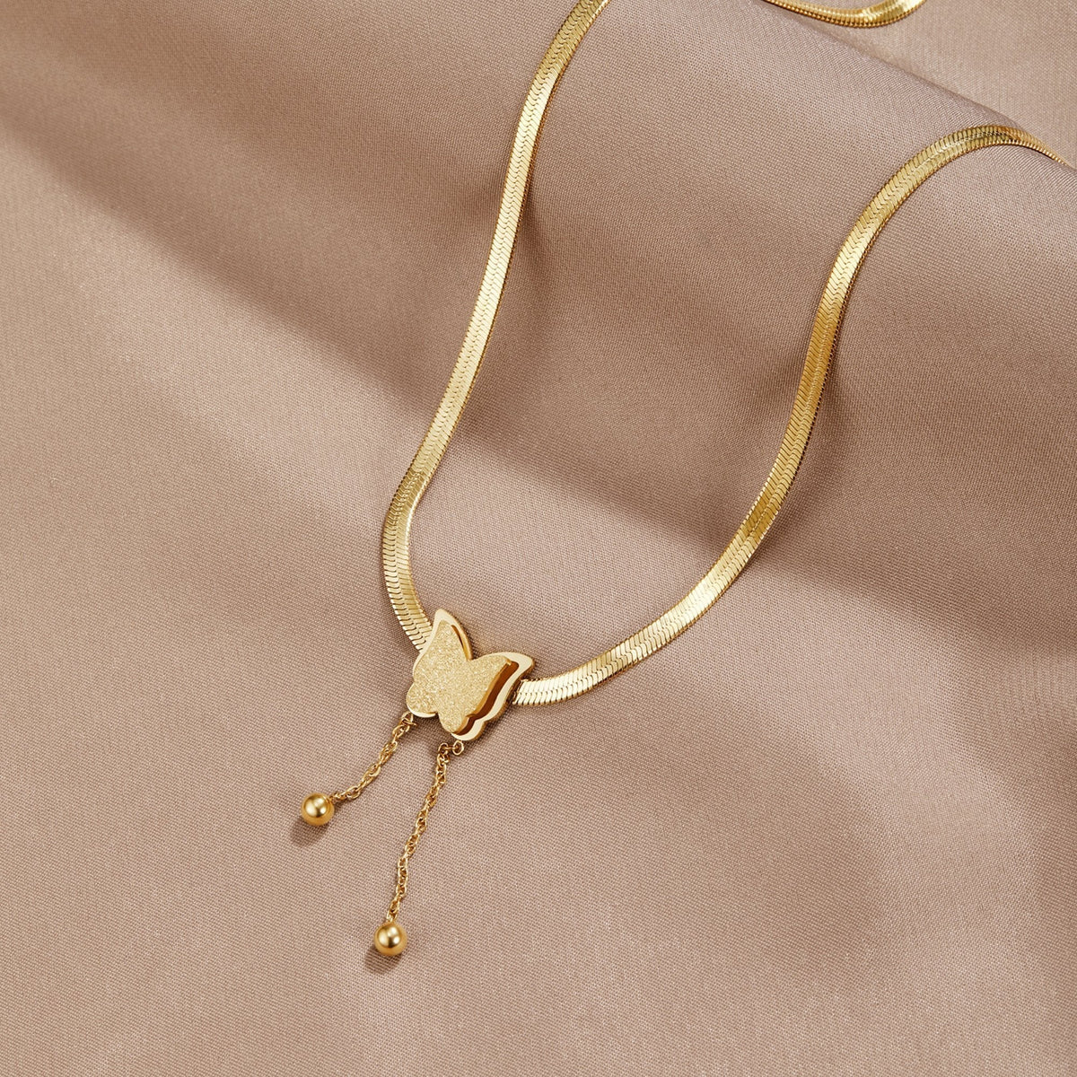 Bettina Butterfly Necklace Winsleyco