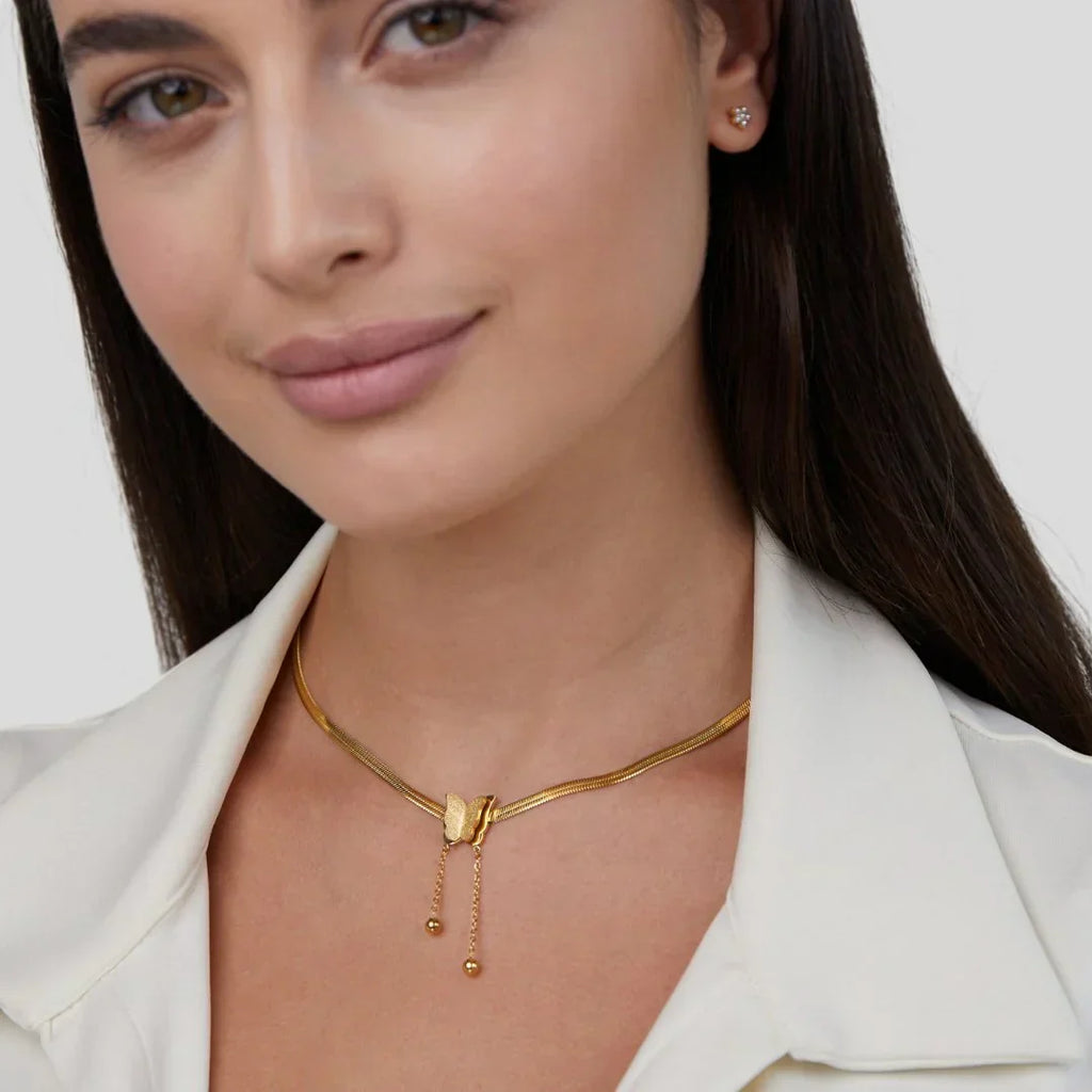 Bettina Butterfly Necklace Winsleyco