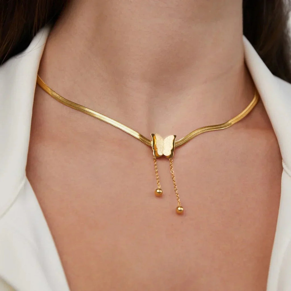 Bettina Butterfly Necklace Winsleyco