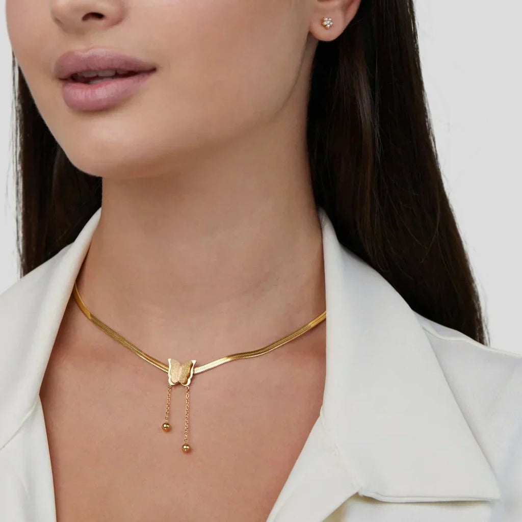 Bettina Butterfly Necklace Winsleyco