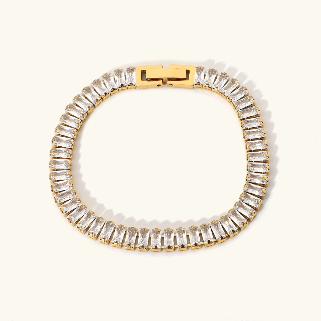 Luxe Baguette Bracelet Amsterdam Style