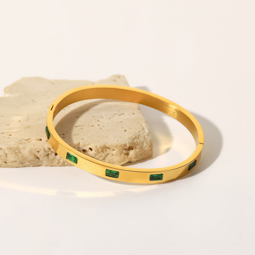 Elizabeth Emerald Bracelet Amsterdam Style
