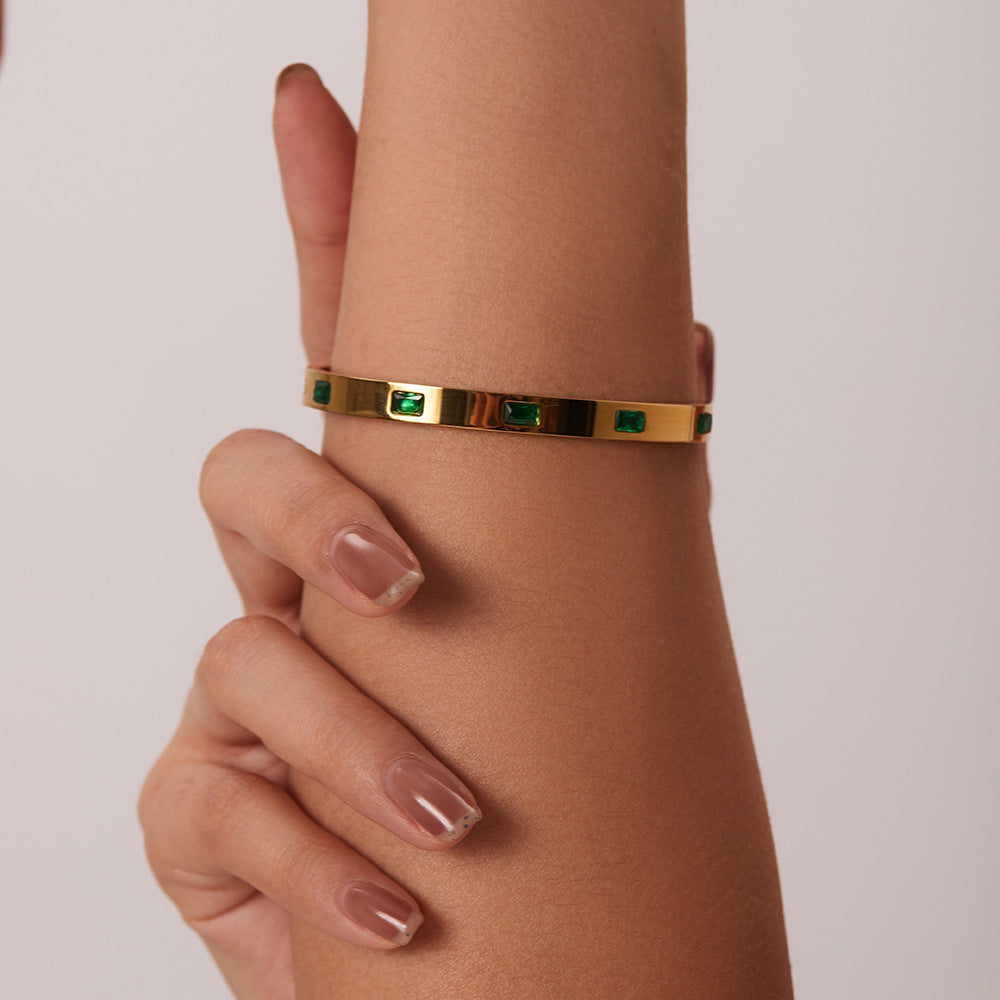 Elizabeth Emerald Bracelet Amsterdam Style
