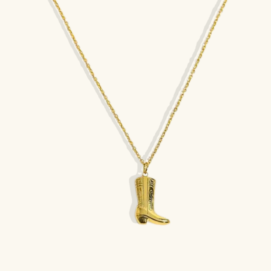 Cowgirl Boot Necklace Winsleyco