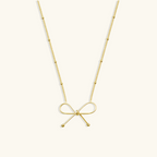 Dainty Bow Necklace Winsleyco