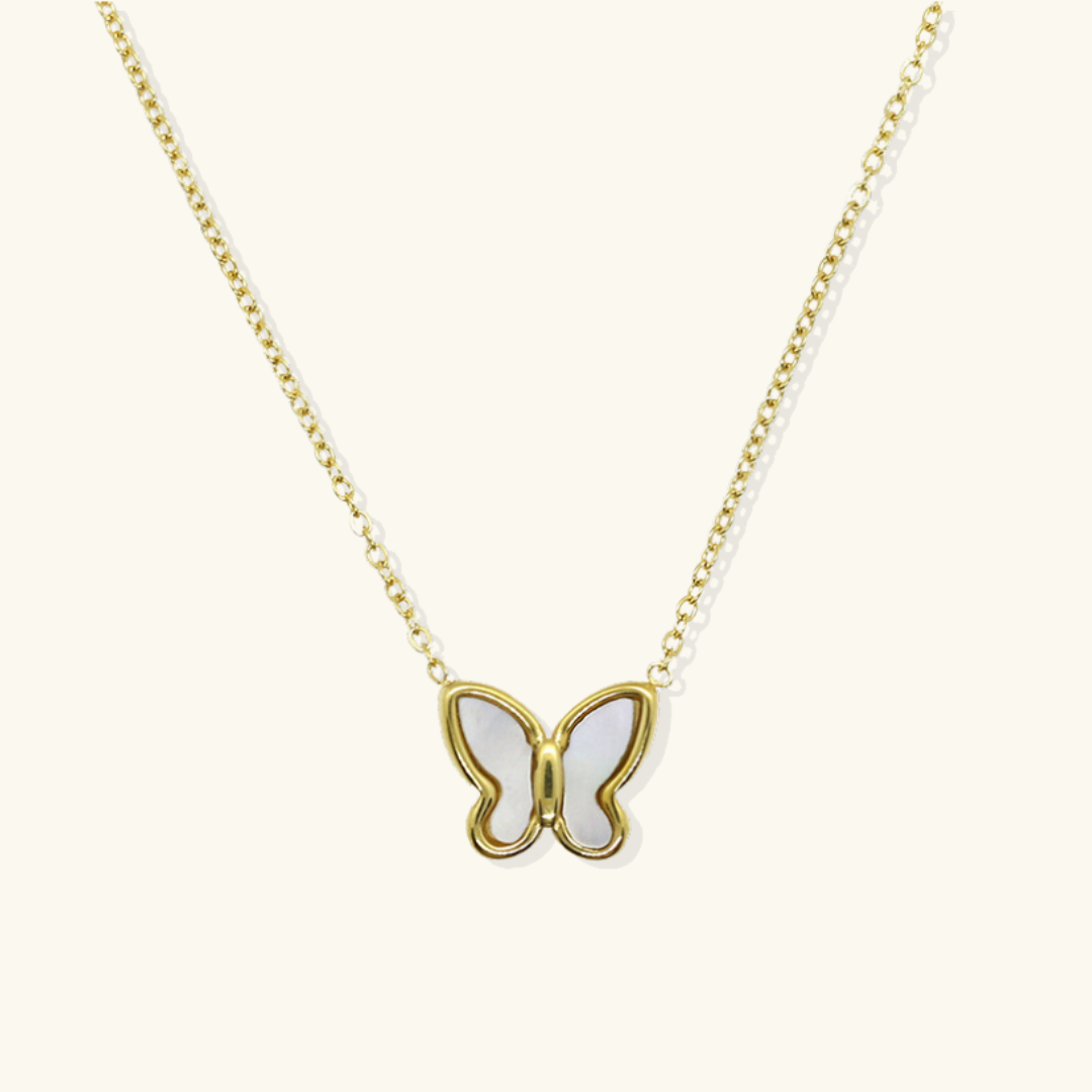 Edith Butterfly Necklace Winsleyco