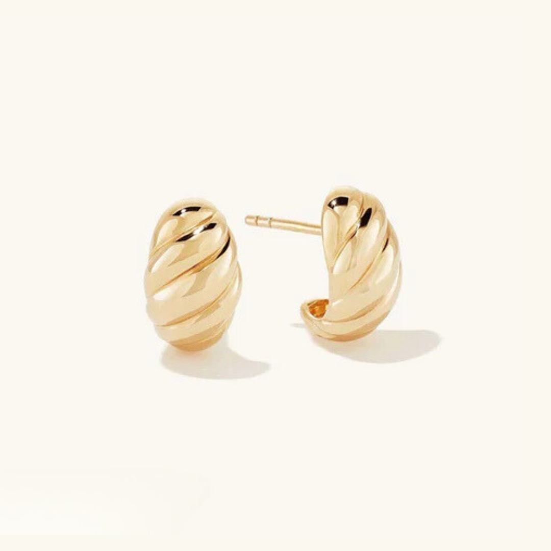 Ellie Croissant Earrings Amsterdam Style