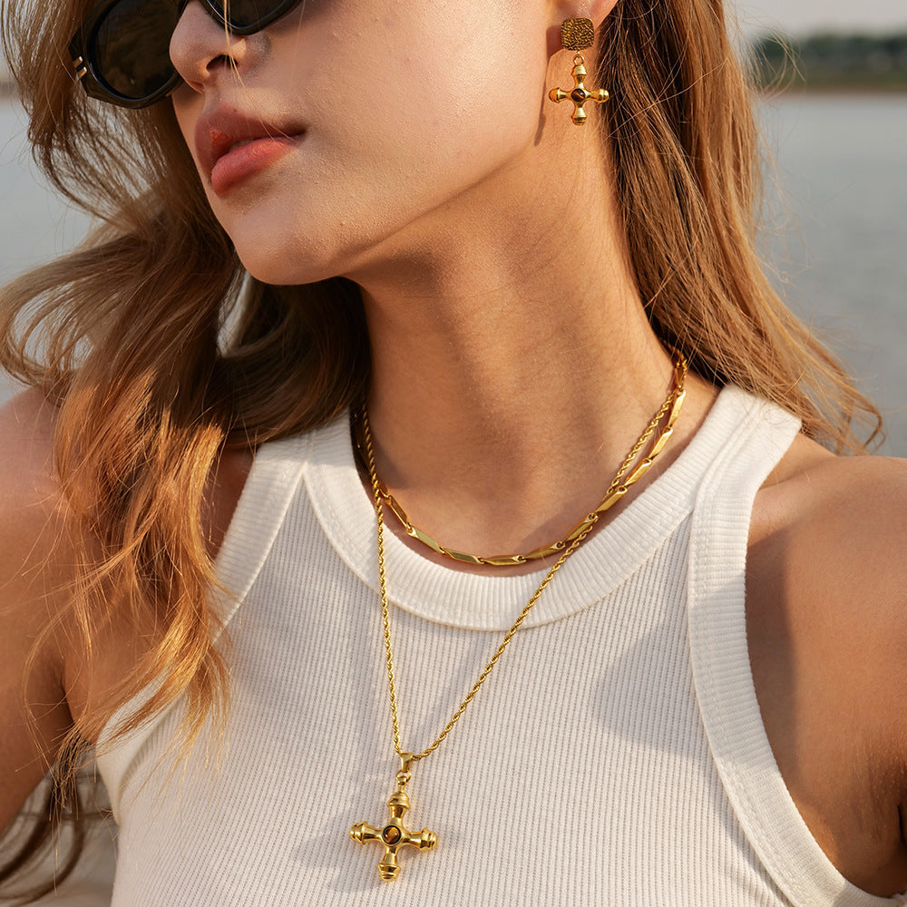 Gloria Gold Necklace Amsterdam Style
