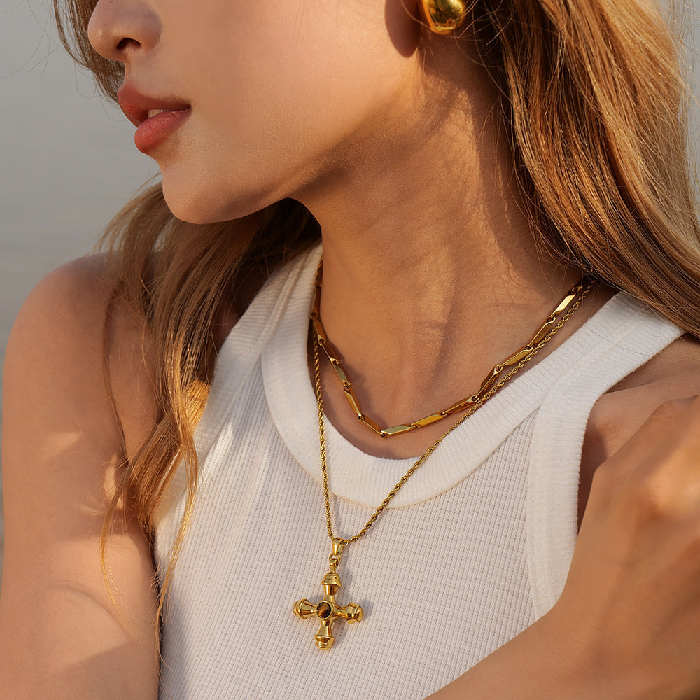 Gloria Gold Necklace Amsterdam Style