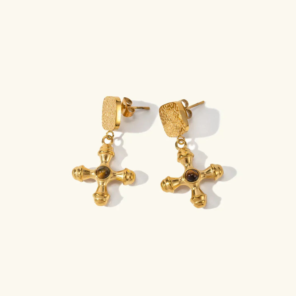 Gloria Gold Earrings Winsleyco