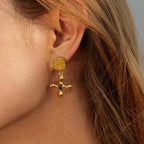 Gloria Gold Earrings Winsleyco