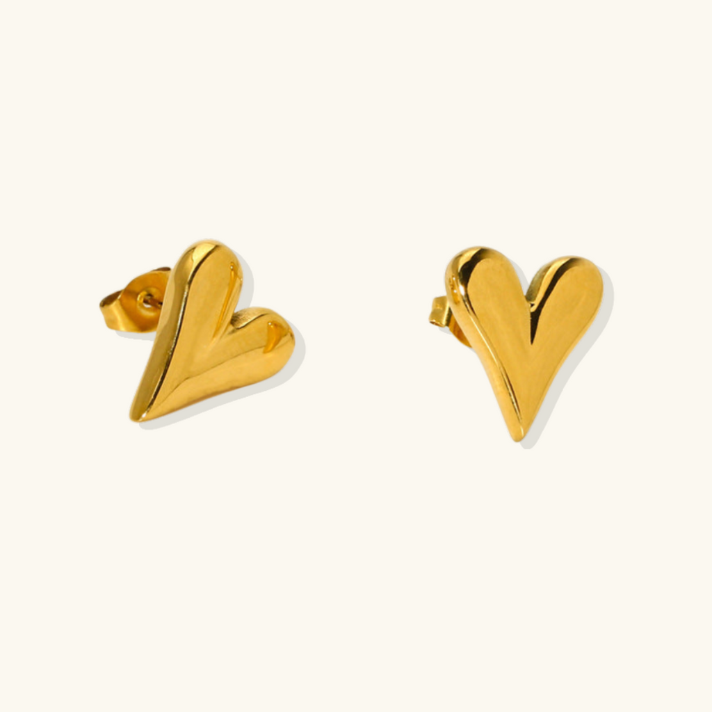 Golden Heartbeat Earrings Winsleyco
