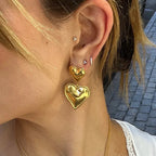 Heart Drop Earrings Winsleyco