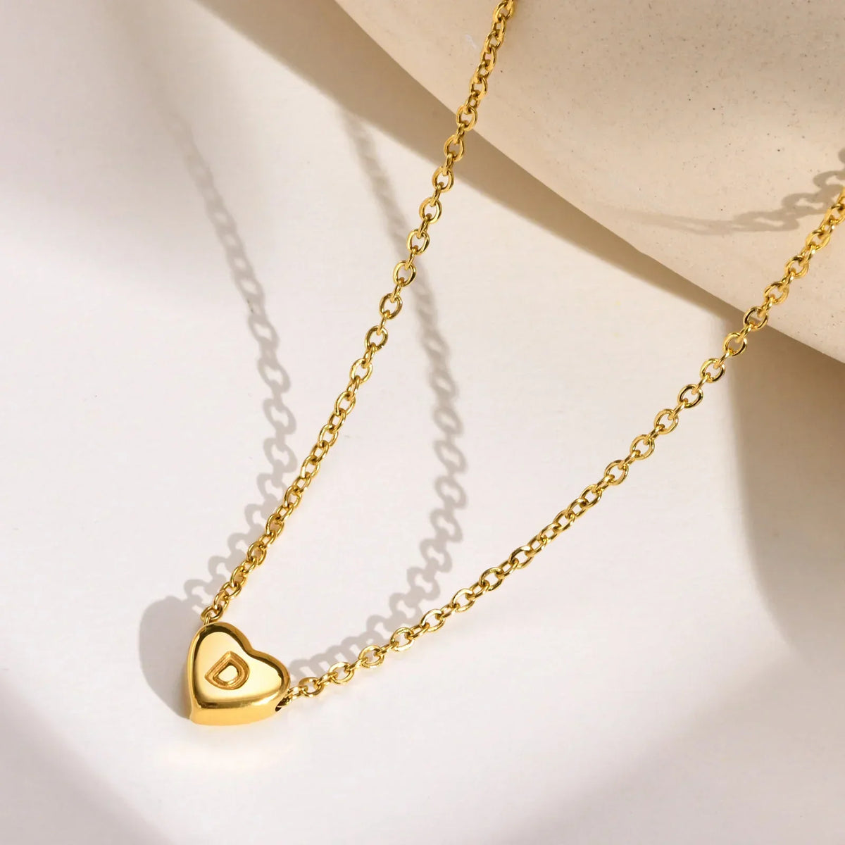 Heart Muse Initial Necklace Winsleyco