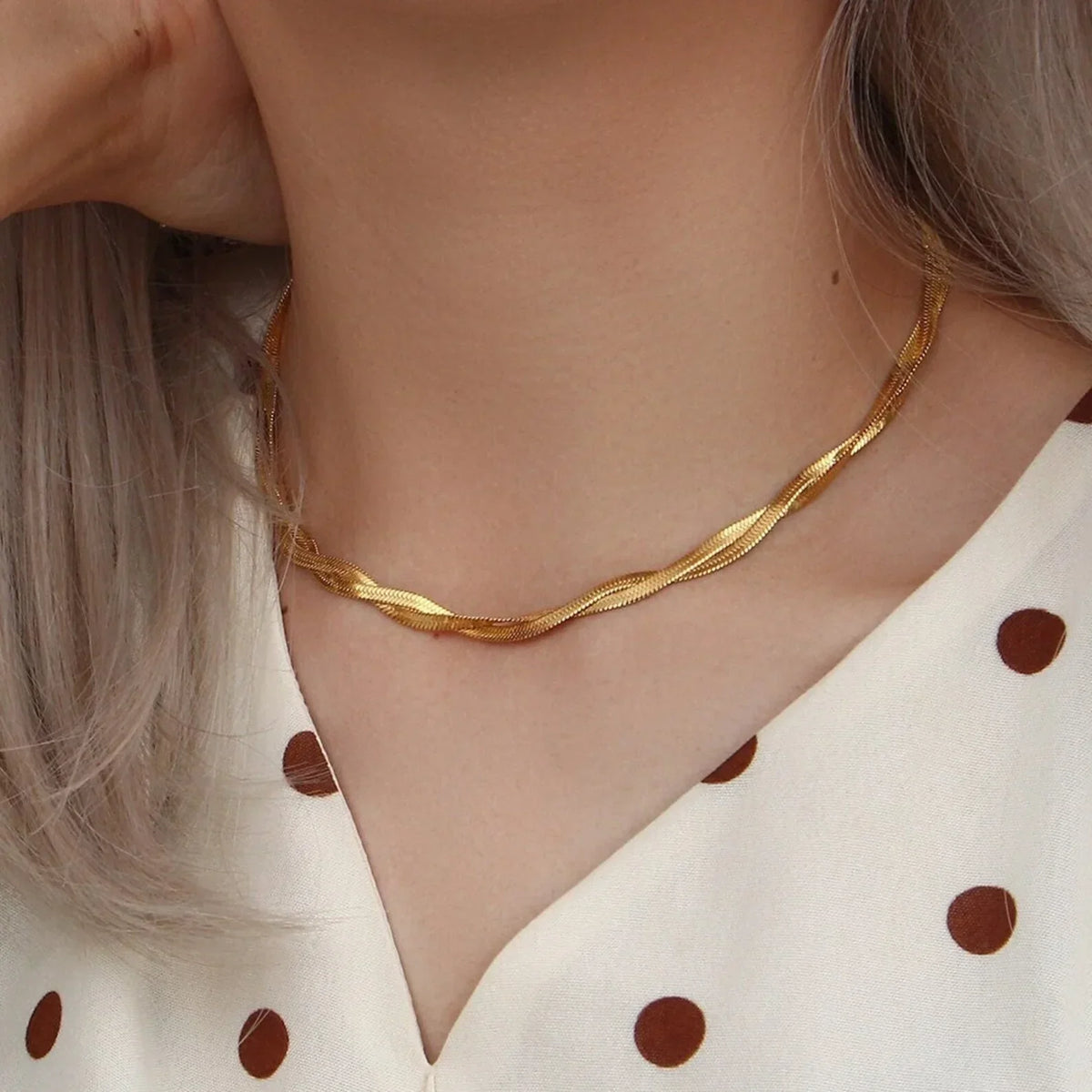 Jasmine Twist Necklace Winsleyco