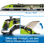 LEGO City 60337 Express Passenger Train building set with remote control