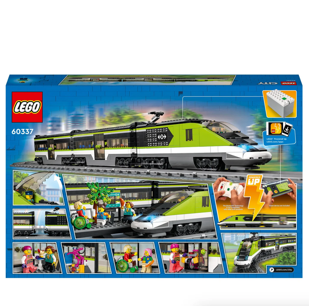 LEGO City 60337 Express Passenger Train building set with remote control