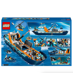 LEGO City 60368 Arctic Explorer Ship building set with helicopter and submarine