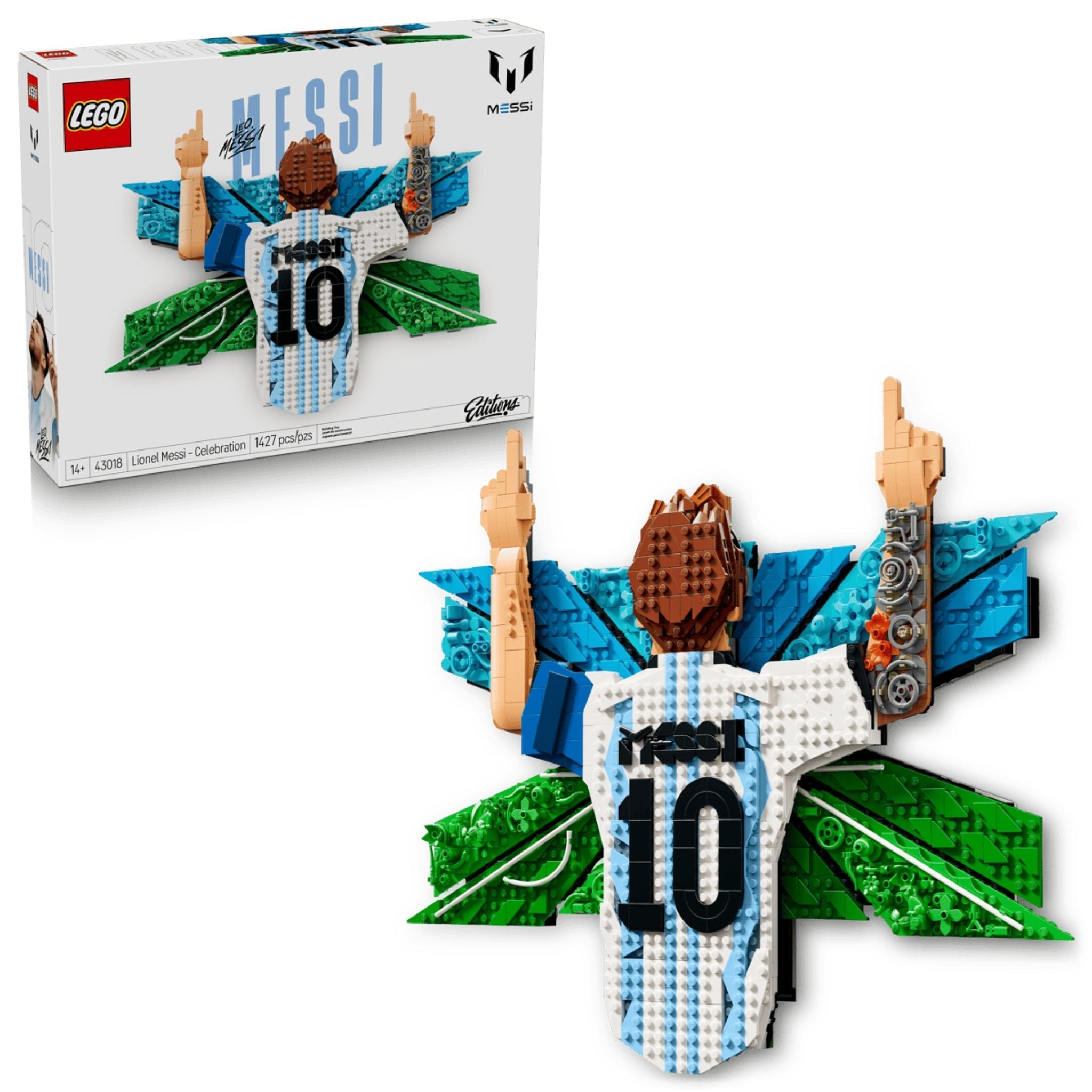 LEGO Editions Football Lionel Messi Celebration 43018 wall art building set
