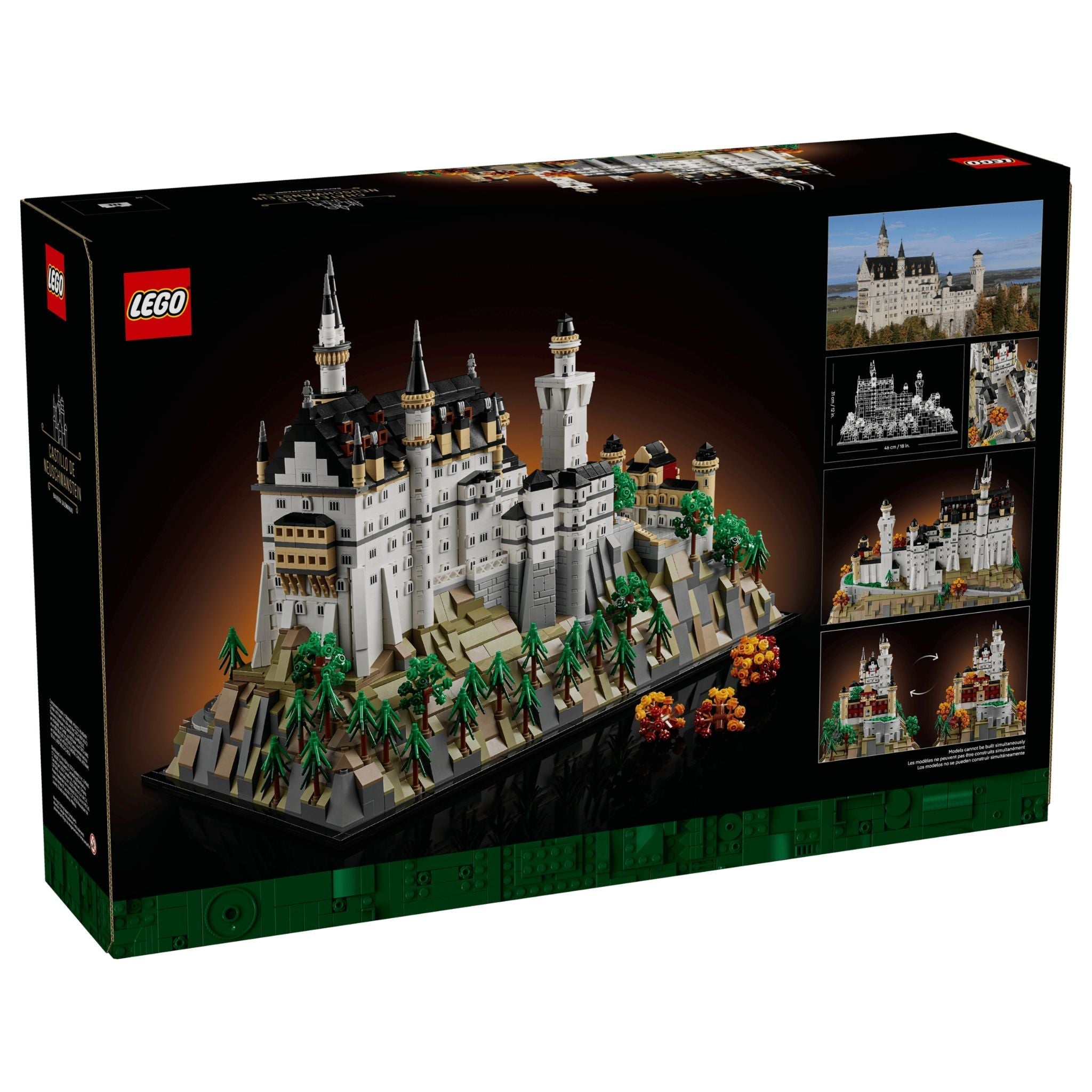 LEGO Architecture Neuschwanstein Castle 21063 building set for adults