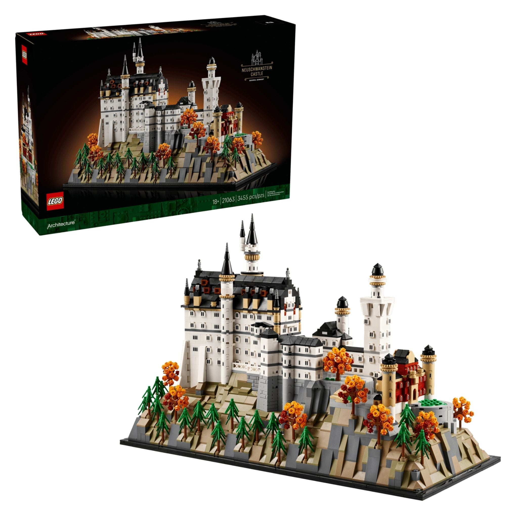 LEGO Architecture Neuschwanstein Castle 21063 building set for adults