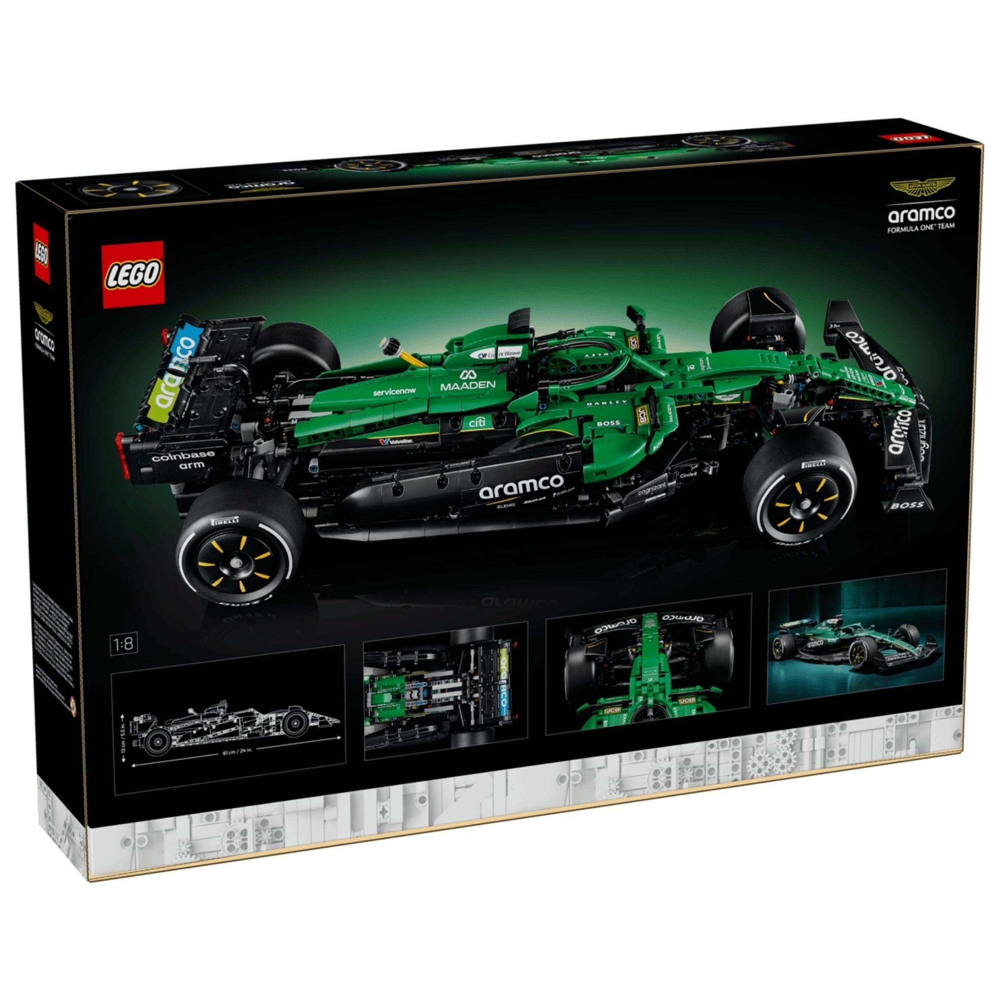 LEGO Technic Aston Martin Aramco AMR25 F1 Car 42240 model kit