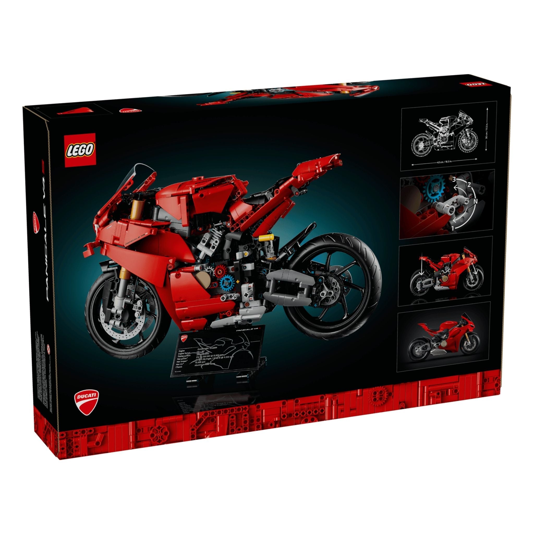 LEGO Technic Ducati Panigale V4 S Motorcycle 42202 model kit