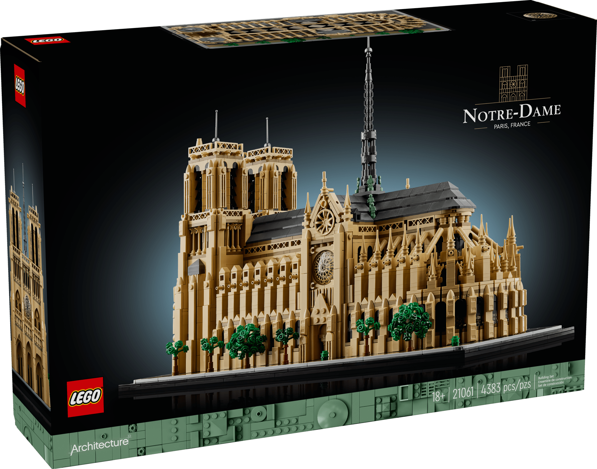 LEGO Architecture Notre-Dame de Paris 21061 model kit for adults