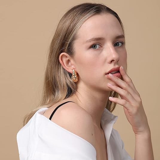 Twirly Teardrop Earrings Winsleyco