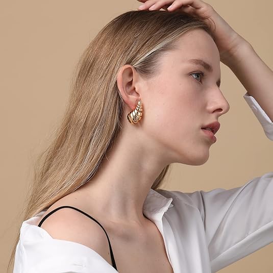 Twirly Teardrop Earrings Winsleyco