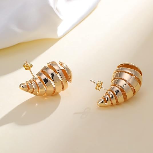 Twirly Teardrop Earrings Winsleyco