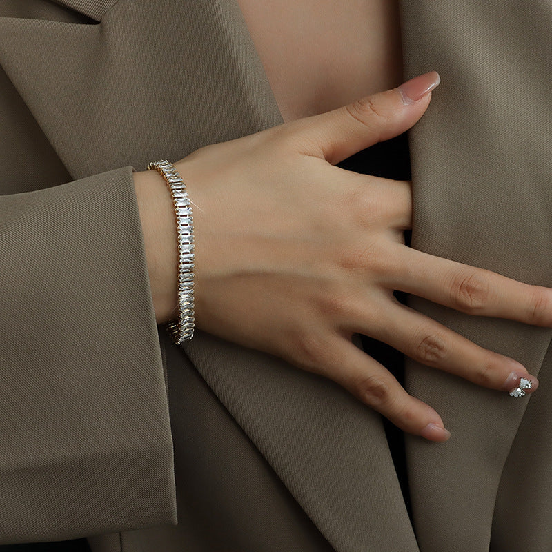 Luxe Baguette Bracelet Amsterdam Style