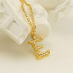 Dainty Letter Necklace Winsleyco