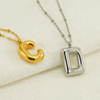 Balloon Letter Necklace Amsterdam Style
