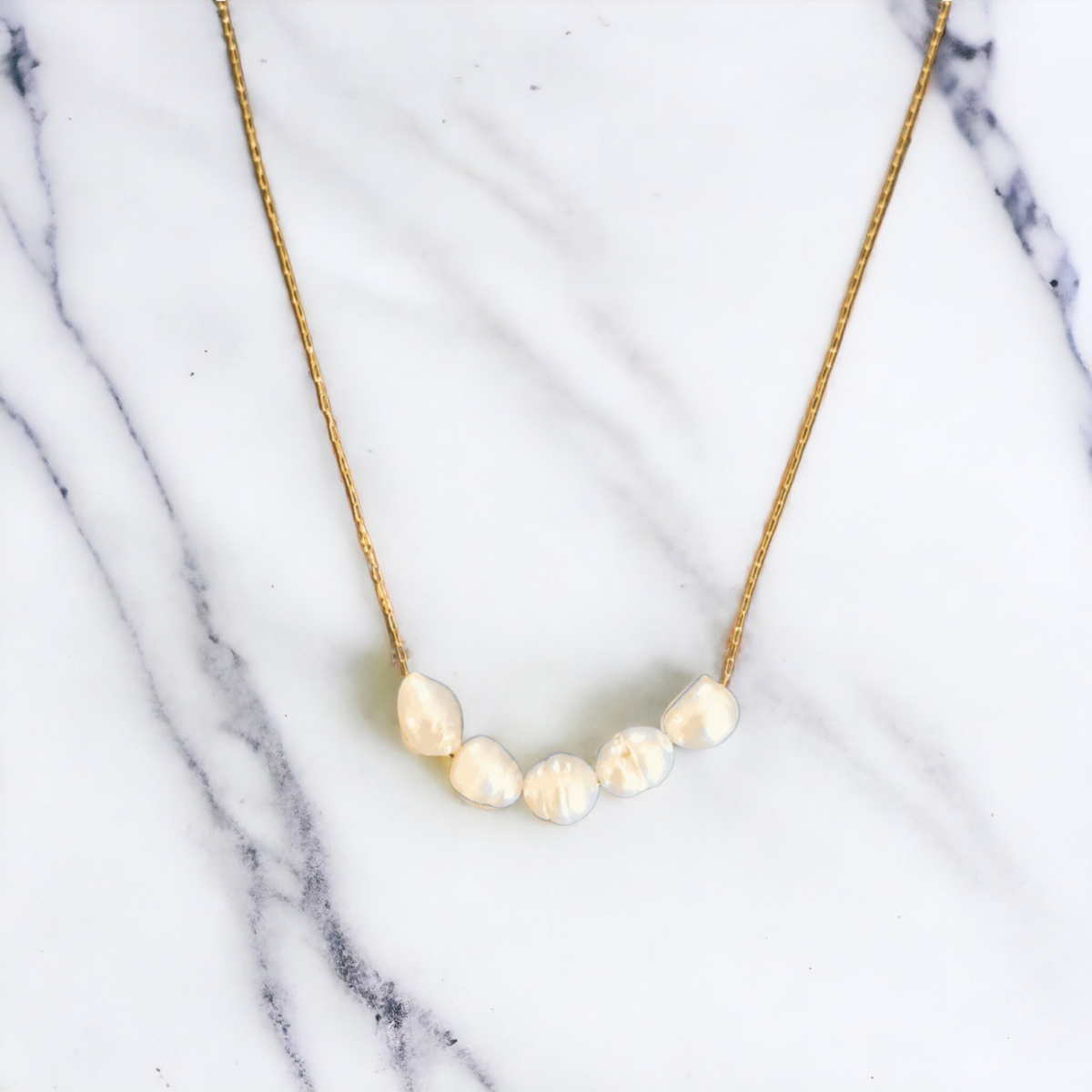 Refined Pearl Necklace Winsleyco