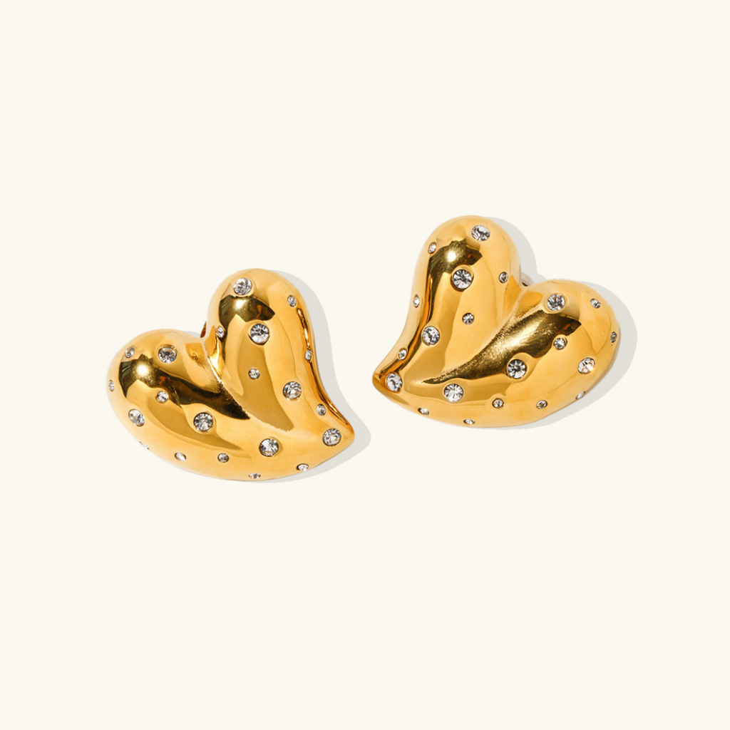 Twinkling Heart Earrings Winsleyco