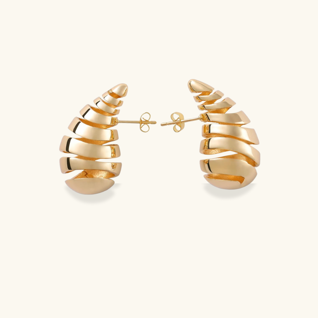 Twirly Teardrop Earrings Winsleyco