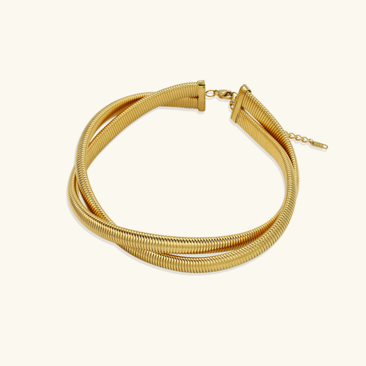 Twisted Harmony Choker Necklace Winsleyco