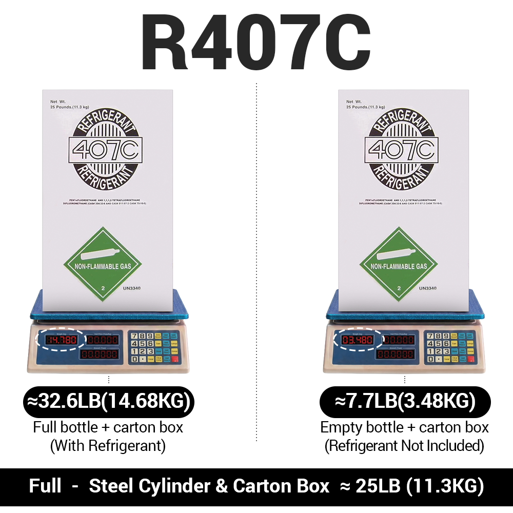 Refrigerant Gas R407C Orange Cylinder 6