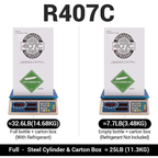 Refrigerant Gas R407C Orange Cylinder 6