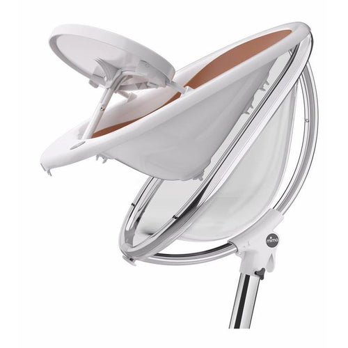 Convertible High Chair in White, Adjustable Seating 2